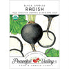 Black Spanish Radish Seeds (Organic)
