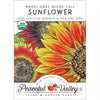 Organic Sunflower Mardi Gras Blend Tall (pack)