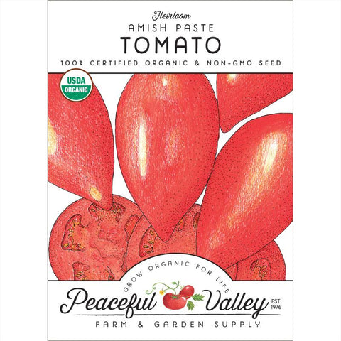 Amish Paste Tomato Seeds (Organic)