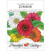 Organic Zinnia, Thumbelina Mix (pack)